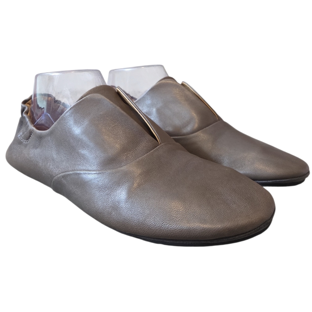 Chocolat Blu Cassie Leather Flats Slip On Shoes 9.5